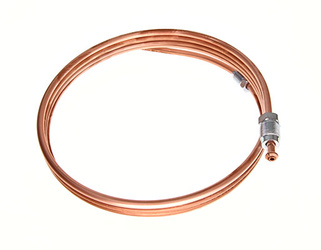 PITER PARTS Przewód hamulcowy PPH200 B-A Długość 2000 mm Miedziany z końcówkami Typ. B-A