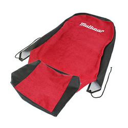 POKROWIEC SIEDZENIA MULTICAR CZARNO-RÓŻOWY, Z NAPISEM `MULTICAR` PS07