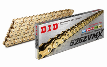 D.I.D ŁAŃCUCH NAPĘDOWY MOTO DID 525 X-RING (4629AN) (ROZKUTY+OGNIWO)