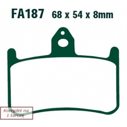 EBC KLOCKI HAM. MOTO.  HONDA VTR 1000 FIRESTORM (97-06)/  VFR 750 (88-90)/  CBR 900 FIREBLADE (918CC) (94-97)