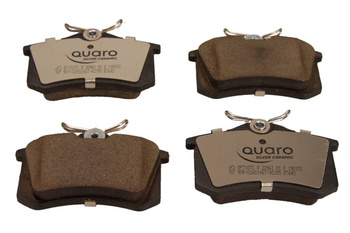 QUARO Klocki Hamulcowe VW Tył Golf/Vento/Passat/Polo/A4/A6/Renault 88-05 Grubość 15,2MM SILVER CERAMIC QP7107C