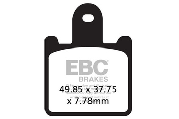 EBC KLOCKI HAM. MOTO.  KAWASAKI ZX-6R (ZX 600) (07-08)/  Z 1000 ABS (07-09)