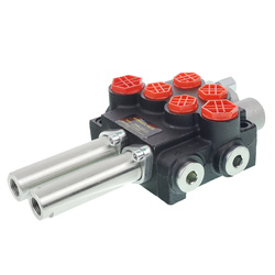 GMP ROZDZIELACZ HYDRAULICZNY 2-SEKCYJNY 40L/MIN, Z 2 KITAMI NA LINKI GMP02P40A1A1GV1H