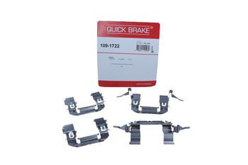 QUICK BRAKE Zestaw Montażowy Klocków Hamulcowych QB109-1722 do Nissan Murano/Navara/Pathfinder/Qashqai (od 2005) Przód