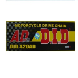 D.I.D ŁAŃCUCHY ŁAŃCUCH NAPĘDOWY MOTO. DID 420 BEZ O-RING (1814DAN) (ROZKUTY+OGNIWO)