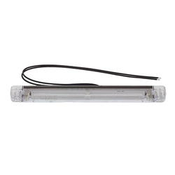 LAMPA OBRYSOWA CZERWONA DIODOWA DŁUGA, 12/24V W38.