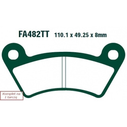 EBC Klocki Hamulcowe Motocyklowe EBCFA482R KEEWAY GTX 300 QUAD (10-11)