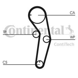 CONTITECH ZESTAW ROZRZĄDU MITSUBISHI 1,6