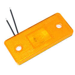WAŚ LAMPA OBRYSOWA POMARAŃCZOWA DIODOWA 12/24V W17D1
