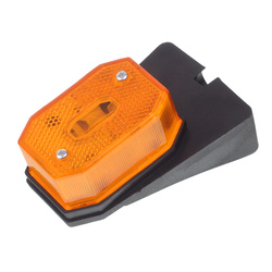 FRISTOM Lampa obrysowa pomarańczowa z odblaskiem, uchwyt kątowy FT-001 Z I