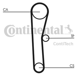 CONTITECH Pasek rozrządu CT536 TOYOTA/HONDA 1,6 (94 z.)