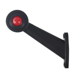 HORPOL LAMPA OBRYSOWA BIAŁO-CZERWONA DIODOWA NA WYSIĘGNIKU UKOŚNYM,LEWA DŁUGA,12/24V LD357L