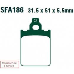 EBC KLOCKI HAMULCOWE MOTO VESPA LX 60 (SPECIAL ANNIVERSARY MODEL) (06)