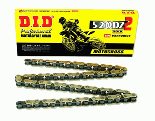 D.I.D ŁAŃCUCH NAPĘDOWY MOTO DID 520 BEZ O-RING (3500DAN) (ROZKUTY+OGNIWO)