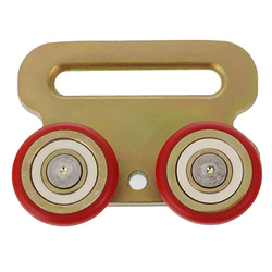 ROLKA DO PROFILU EDSCHA L=52MM, PODWÓJNA JEDNOSTRONA, KÓŁKA ŚCIĘTE Z ŁOŻYSKAMI GMP0101080136H