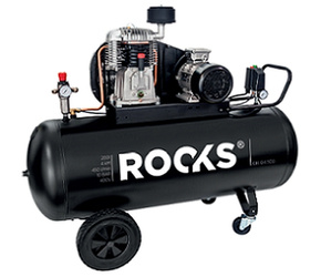 ROOKS Kompresor Tłokowy 200 L - 4 KM - 450 L/min - 10 bar - 400V OK-04.1100