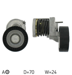 SKF Napinacz paska wielorowkowego VKM31058 VW 1,6/1,9/2,0TDI 24mm