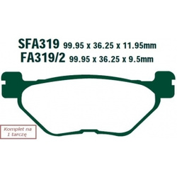 EBC KLOCKI HAM. MOTO. SYM VOYAGER 250 (05)