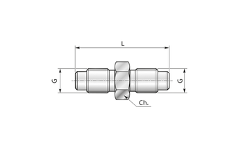 Łącznik pomiarowy z wolnym przepływem M16x2 40GD0000 - Minipress