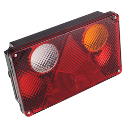 WAŚ LAMPA TYLNA ZESPÓŁ PRAWA PODŚW TABLICY TRÓJKĄT 12/24V BEZ KABLA W21P