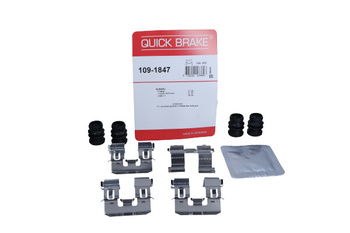QUICK BRAKE Zestaw Instalacyjny Klocków Hamulcowych QB109-1847 SUBARU TYŁ FORESTER/IMPREZA/LEGACY/OUTBACK 03-