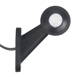WAŚ LAMPA OBRYSOWA BIAŁO-CZERWONA DIODOWA NA WYSIĘGNIKU UKOŚNYM PRAWA KRÓTKA 12/24V W21.7P