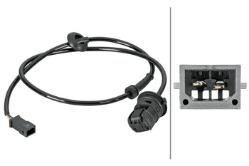 HELLA - Czujnik ABS [6PU012806-791] - VW Tył A6 97- Lewy/Prawy