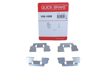 QUICK BRAKE Zestaw Montażowy Klocków Hamulcowych QB109-1698 DACIA LOGAN/SANDERO 2006- Przód