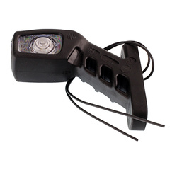 WAŚ LAMPA OBRYSOWA BIAŁO-CZERW.-POM. DIODOWA NA WYSIĘG. UKOŚNYM, PRAWA, KRÓTKA,12/24V W49P