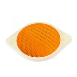 GMP ODBLASK OKRĄGŁY Z UCHEM POMARAŃCZOWY FI 81MM, ROZSTAW OTW. 100MM GMP265821YH