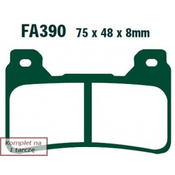 EBC Klocki Hamulcowe Motocyklowe FA390HH EBCFA390HH do HONDA CBR 600 (07-14)/ CBR 1000 FIREBLADE (ABS) (09-14)