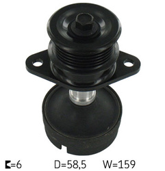 SKF Koło pasowe alternatora Ford VKM03404