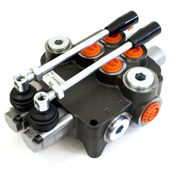 BADESTNOST ROZDZIELACZ HYDRAULICZNY 2-SEKCYJNY 80L/MIN 02P801(A1X2)GKZ1