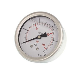 GMP MANOMETR 1/4 TYŁ, 0- 10 BAR GMPB711-W063010TH