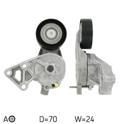 SKF Napinacz paska wielorowkowego VW GOLF IV/SHARAN / SEAT LEON 1.9 TDI 01- VKM31019