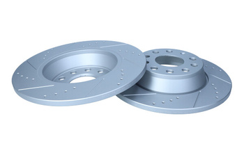 MAXGEAR TARCZA HAM. VW T. GOLF5/A3/PASSAT05-/OCTAVIA 282X12 NAWIERCANA I NACINANA, Z POWŁOKĄ ANTYKOROZYJNĄ