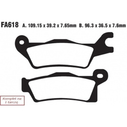 EBC KLOCKI HAMULCOWE MOTO CAN-AM OUTLANDER/RENEGADE 1000