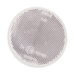 ODBLASK OKRĄGŁY ZE ŚRUBĄ BIAŁY FI 75MM UO035