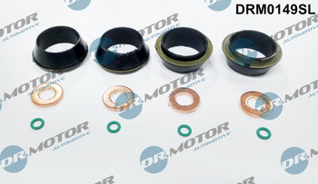 DR. MOTOR Zestaw montażowy wtryskiwacza DRM0149SL FIAT DUCATO 2,3MJT 06- 4 szt.
