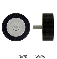 SKF Rolka Paska Wielorowkowego VKM32048 Opel 1.9 CDTI (np. Vectra C, Astra H)