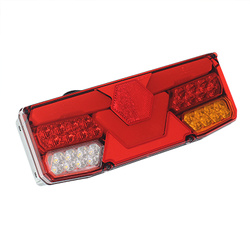 WAŚ LAMPA TYLNA ZESPOLONA DIODOWA PRAWA Z PRZEWODEM, 12/24V W138DP