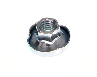 FISCHER NAKRĘTKA UKŁ. WYD. NAKRETKA M8X1,25 SW10 KOŁNIERZ OCYNK. SAMOZABEZ. Z PODKLADKA (10 SZT.)