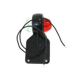 HORPOL LAMPA OBRYSOWA BIAŁO-CZERWONA DIODOWA WISZĄCA, LEWA, 12/24V LD368L