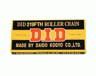 D.I.D ŁAŃCUCH ROZRZĄDU MOTO DID 219FTH (ROZKUTY+OGNIWO)