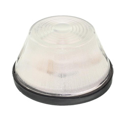 LAMPA OBRYSOWA BIAŁA NISKA PRZYCZEPA, FI 92MM, H=52MM WE92B