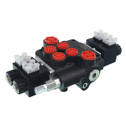 GMP ROZDZIELACZ HYDRAULICZNY 2-SEKCYJNY 80L/MIN, STEROWANY ELEKTRYCZNIE 12V GMPP802OT12VH