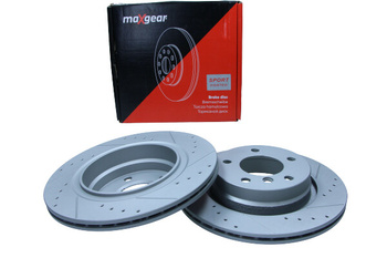 MAXGEAR TARCZA HAMULCOWA BMW E46 TYŁ 19-1018SPORT NAWIERCANA I NACINANA, Z POWŁOKĄ ANTYKOROZYJNĄ 98-