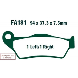 EBC KLOCKI HAM. MOTO.  YAMAHA YP 125 MAJESTY (01-06)