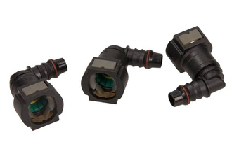 LASER Szybkozłącze paliwowe LSR 37210 zagięte 90 stopni żeńskie 9.89mm x 8mm PK / 11.8mm x 10mm PK