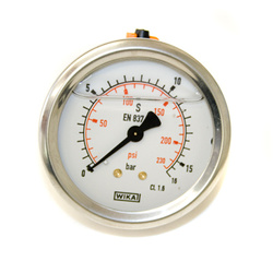 WIKA Manometr 1/4 tył, 0- 16 BAR B711-W063016T